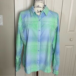Columbia Silver Ridge Lite Omni Shade Long Sleeve Button Down Women’s XL Shirt